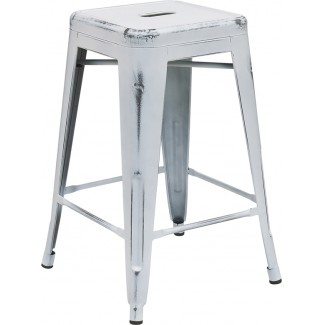 Westinghouse Distressed Backless Counter Stool